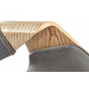 Стул HALMAR K396 дуб светлый/серый